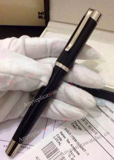 Mont Blanc Black Precious Resin Rollerball Pen